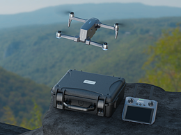 无人机的三维动画