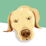 春季雨天小狗矢量扁平四方连续图案（悬浮侧栏作者头像） - 原创素材 - 站酷设计师暴走的团子原创素材 - 站酷ZCOOL