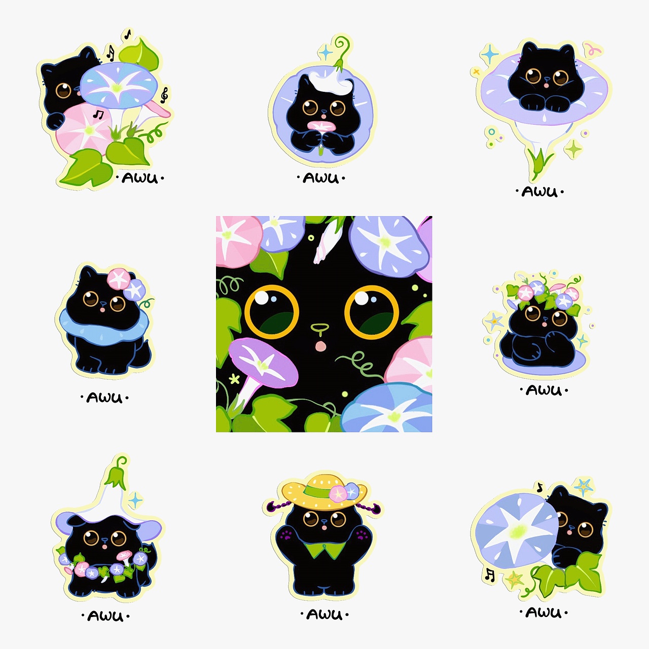 黑猫阿呜的花花世界