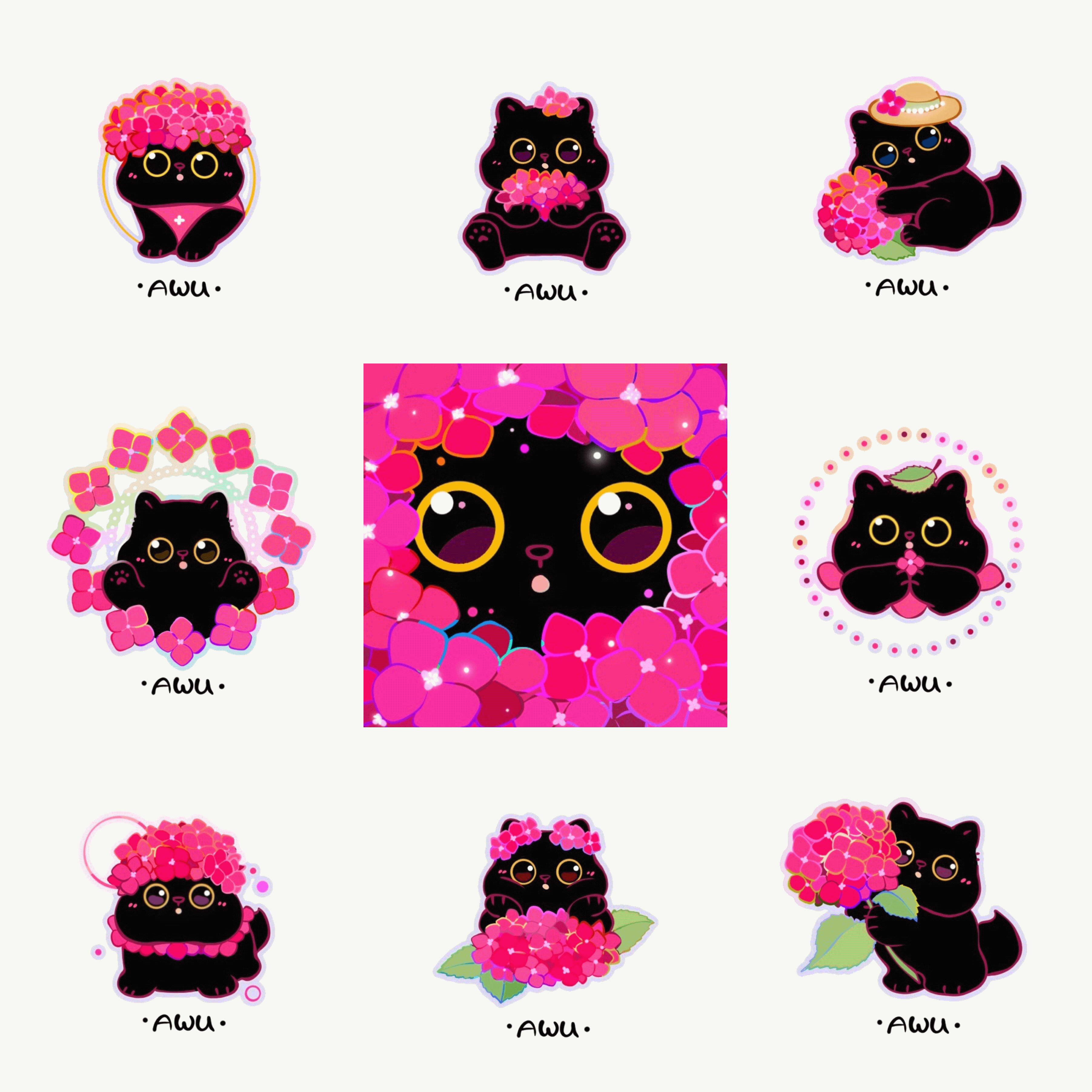 黑猫阿呜的花花世界