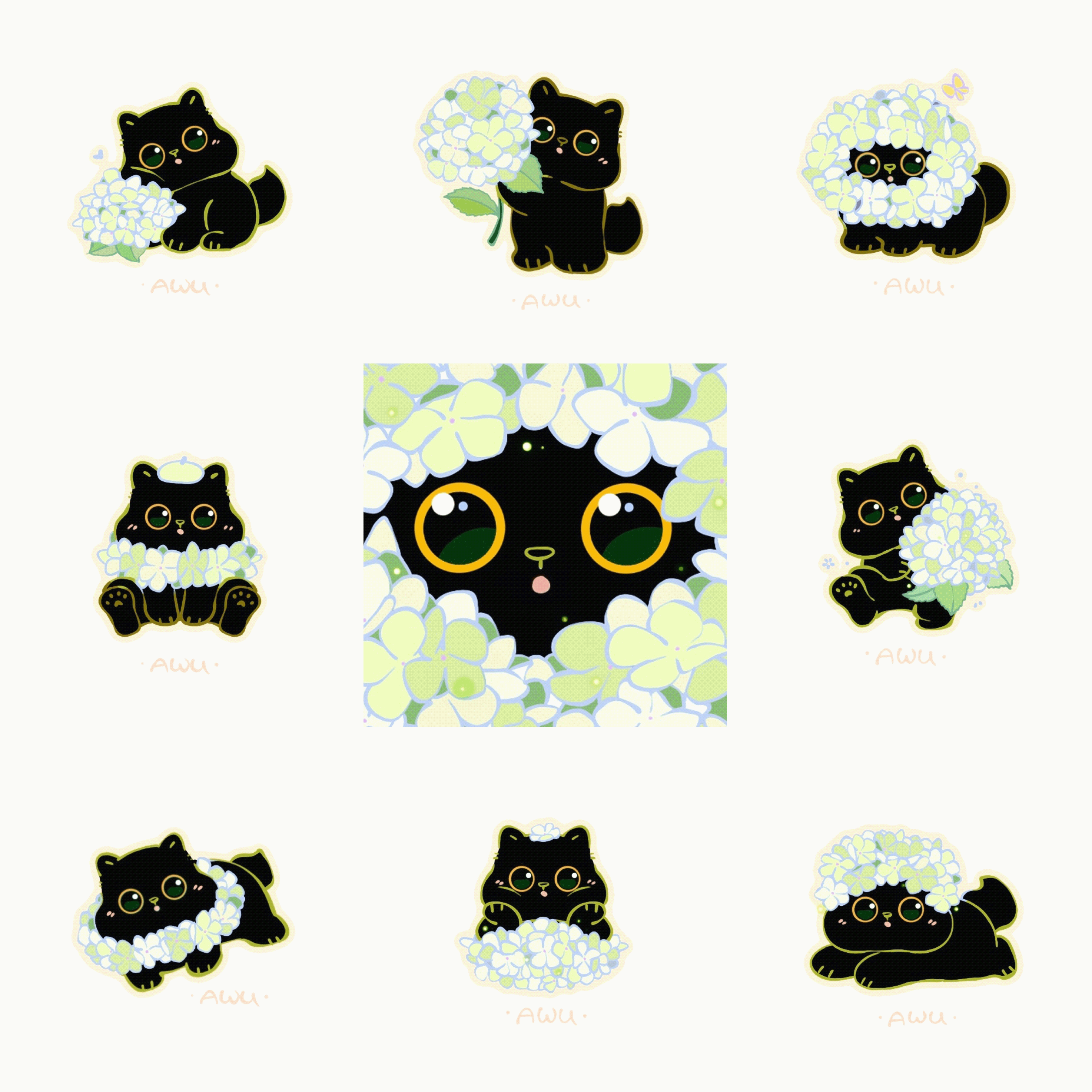 黑猫阿呜的花花世界