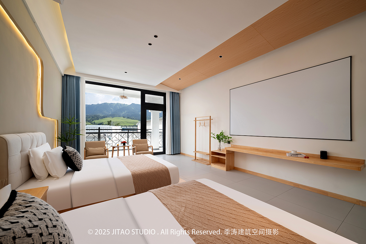 新疆酒店民宿摄影师 | 那拉提疆见民宿（图ZMzk1ODI3NTk2） - 环境/建筑摄影 - 站酷设计师季涛建筑摄影原创素材 - 站酷ZCOOL