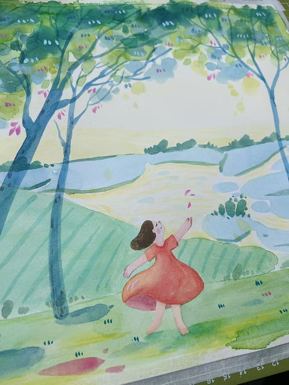 插画 | 远眺（图ZMzk1ODI3OTc2） - 儿童插画 - 站酷设计师Angela珂珂原创素材 - 站酷ZCOOL