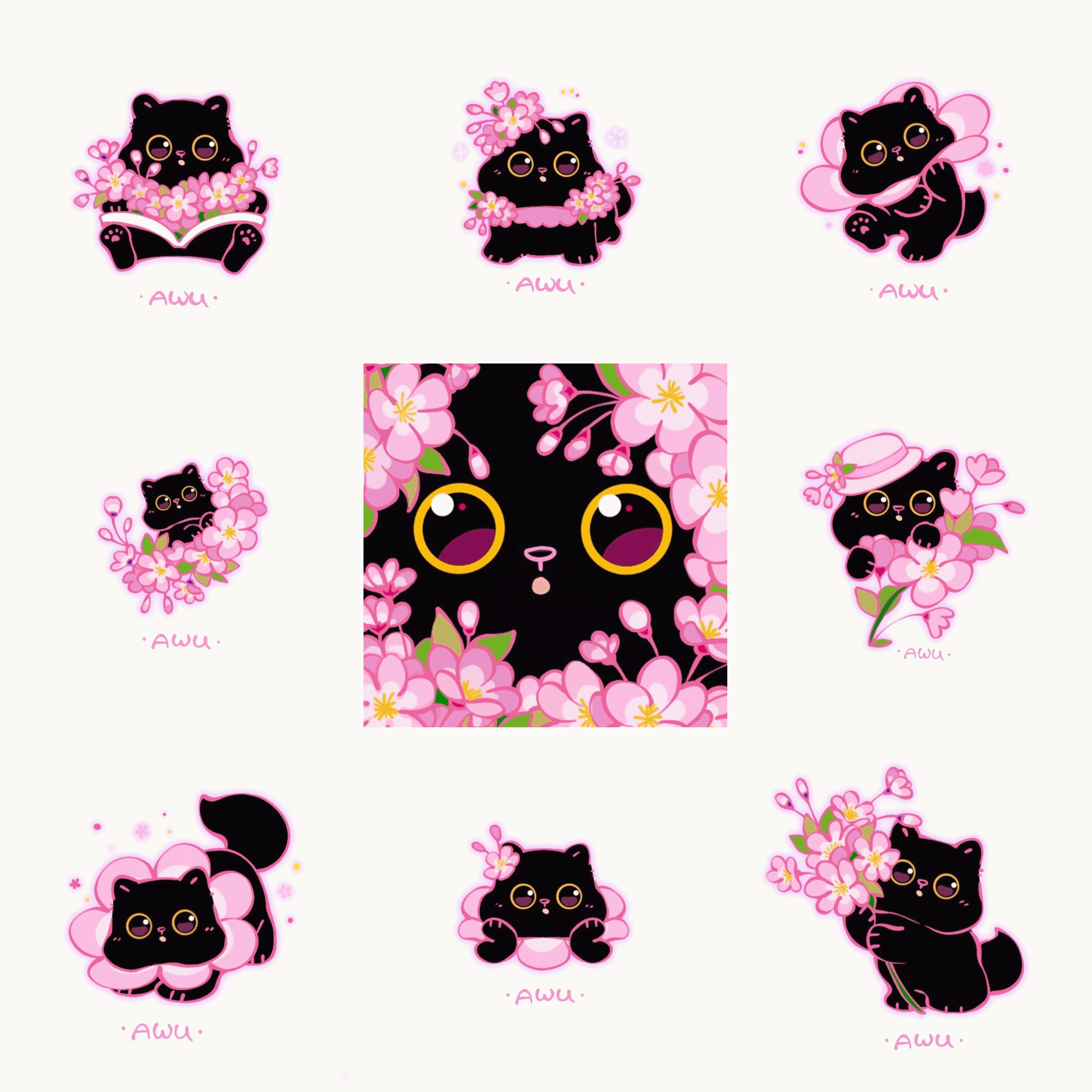 黑猫阿呜的花花世界