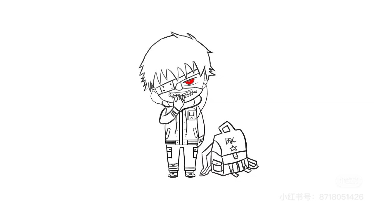 东京喰种IP形象设计（图ZMzk1ODMxODU2） - 商业插画 - 站酷设计师梦屿啊原创素材 - 站酷ZCOOL