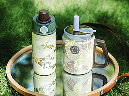 BloomMark不锈钢水杯拍摄
