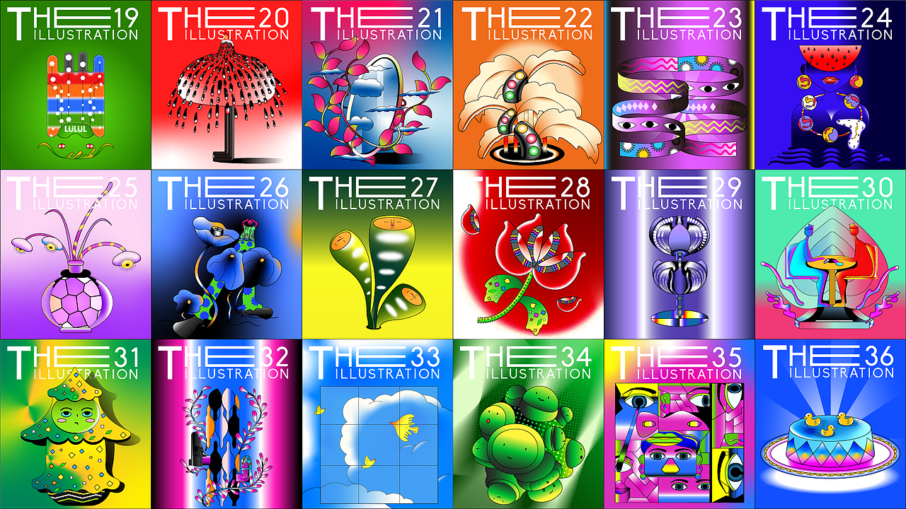 2025-ILLUSTRATION 插画系列（图ZMzk1ODQxMTQw） - 艺术插画 - 站酷设计师Ruby心原创素材 - 站酷ZCOOL