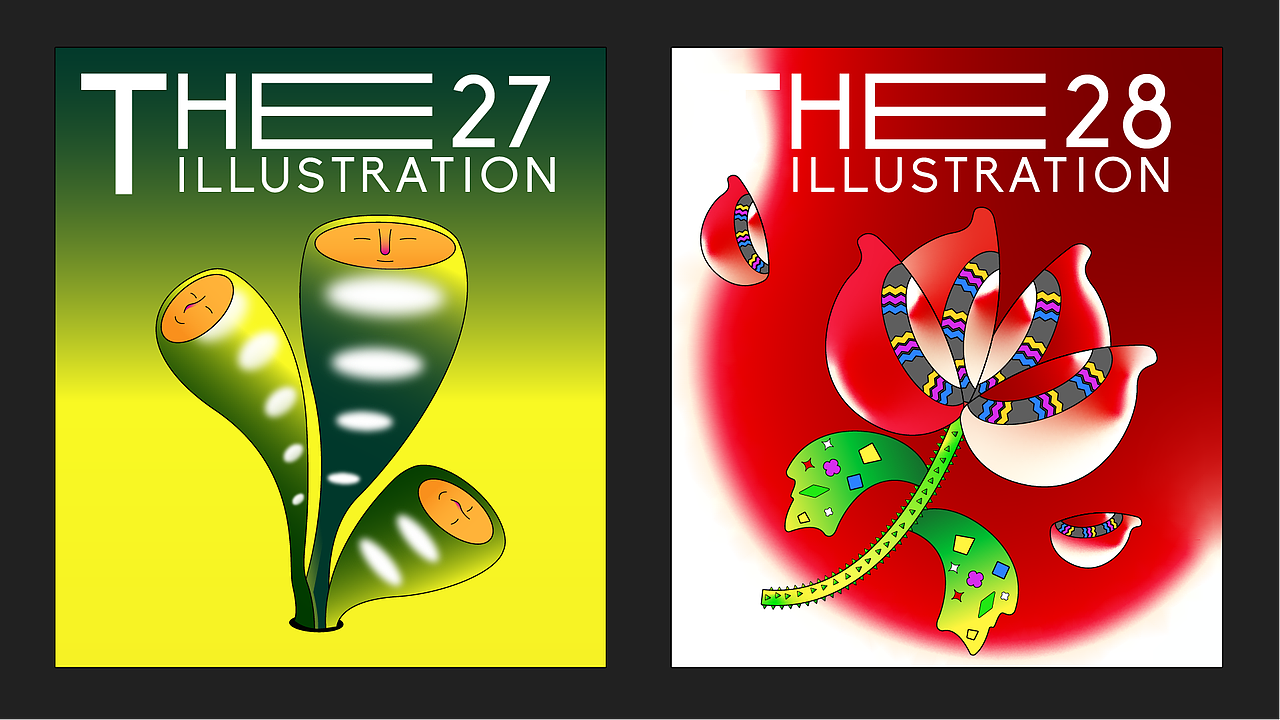 2025-ILLUSTRATION 插画系列（图ZMzk1ODQxMzI4） - 艺术插画 - 站酷设计师Ruby心原创素材 - 站酷ZCOOL