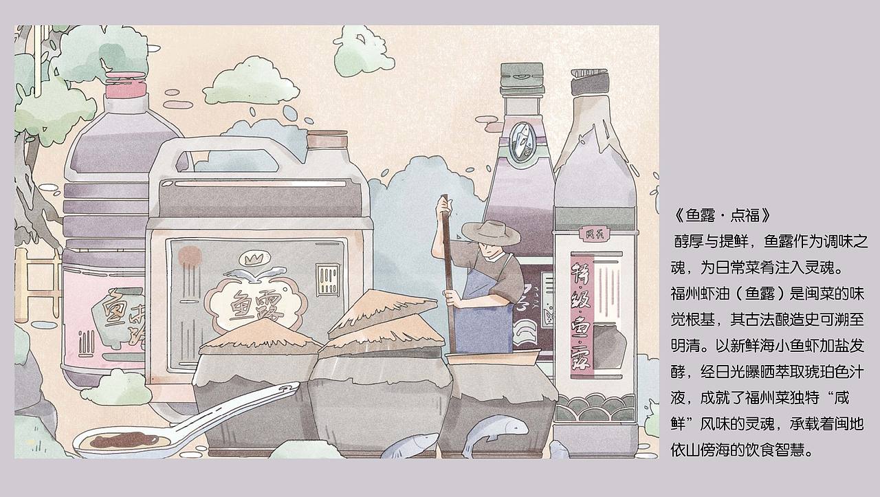 寻味福州（图ZMzk1ODY0MjI0） - 商业插画 - 站酷设计师盒子人原创素材 - 站酷ZCOOL
