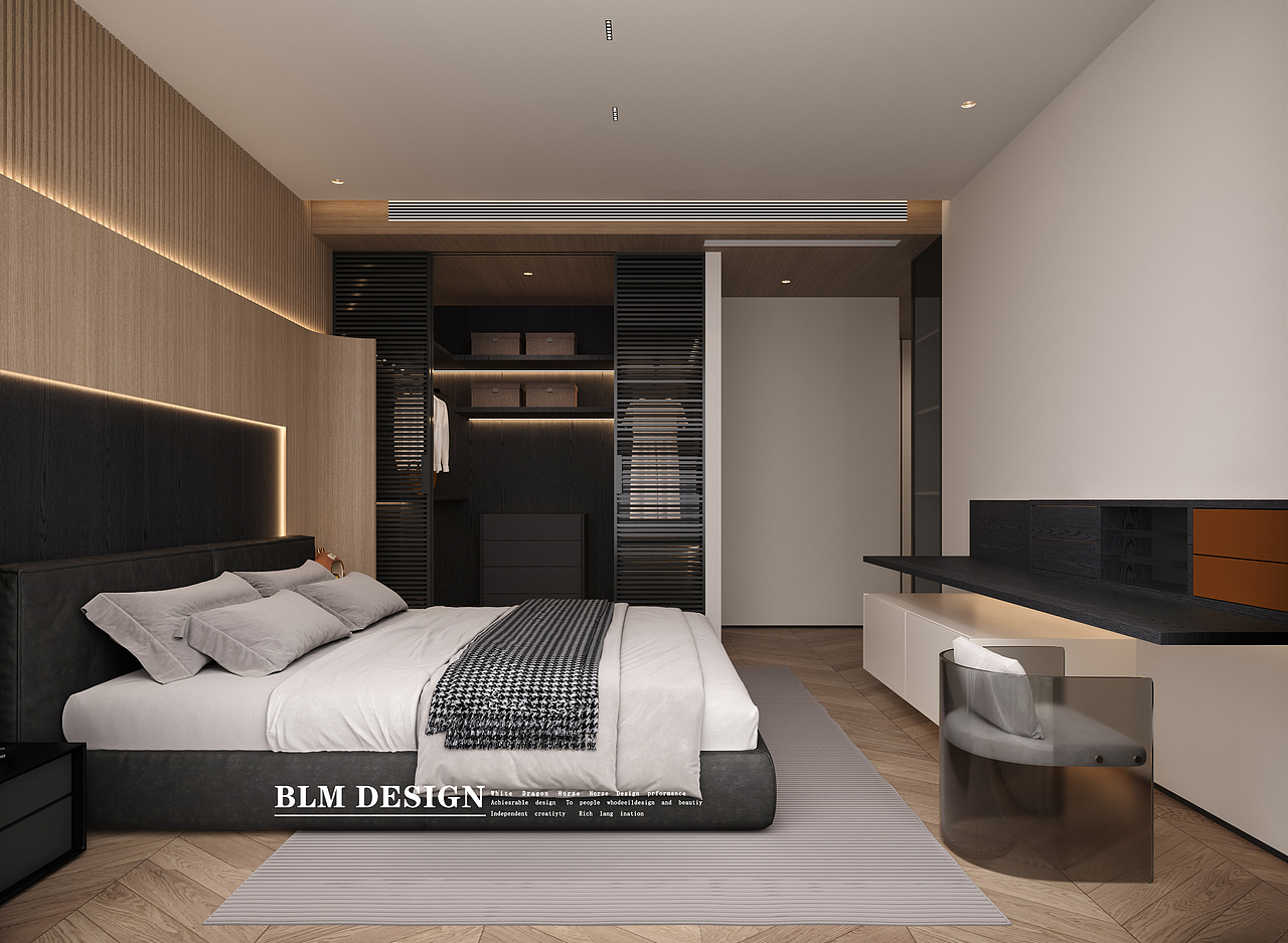 现代风-白龙马效果图（图ZMzk1ODY5NjI4） - 家装设计 - 站酷设计师小鱼吐泡泡泡泡泡原创素材 - 站酷ZCOOL