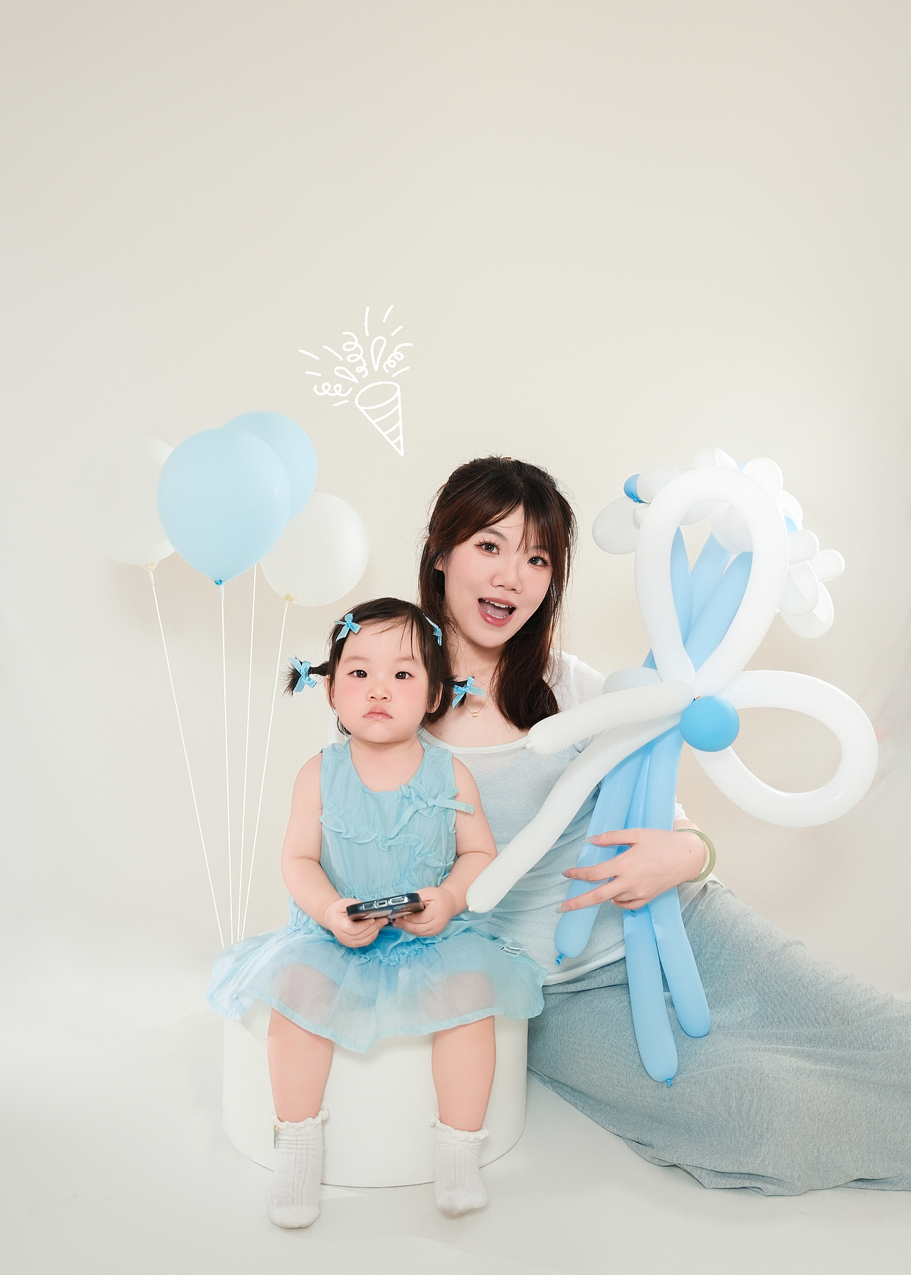 儿童摄影｜蓝色气球主题写真（图ZMzk1ODcwMTcy） - 人像摄影 - 站酷设计师王西瓜爱摄影原创素材 - 站酷ZCOOL