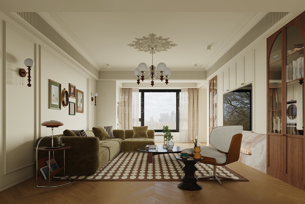 法式复古丨高端效果图纸（图ZMzk1ODcyOTE2） - 家装设计 - 站酷设计师静怡设计原创素材 - 站酷ZCOOL