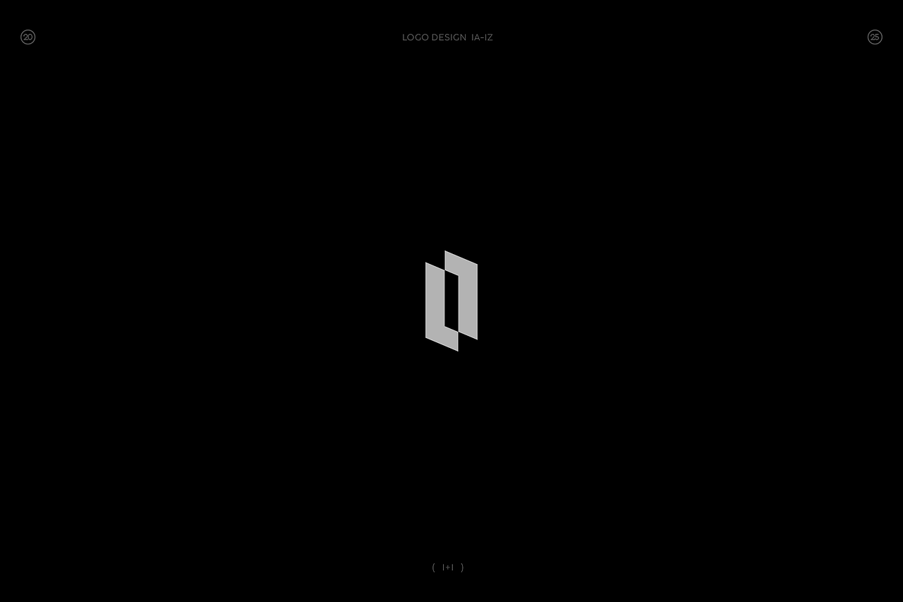 极简字母组合图形logo(I篇)