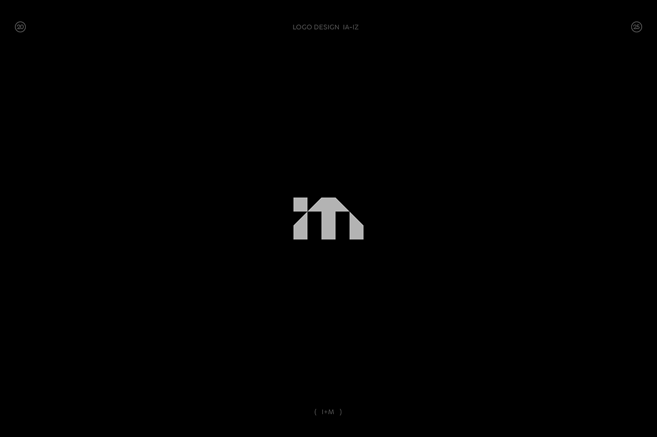 极简字母组合图形logo(I篇)