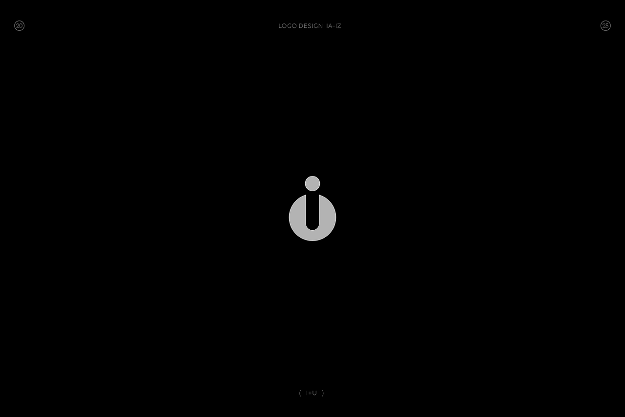 极简字母组合图形logo(I篇)