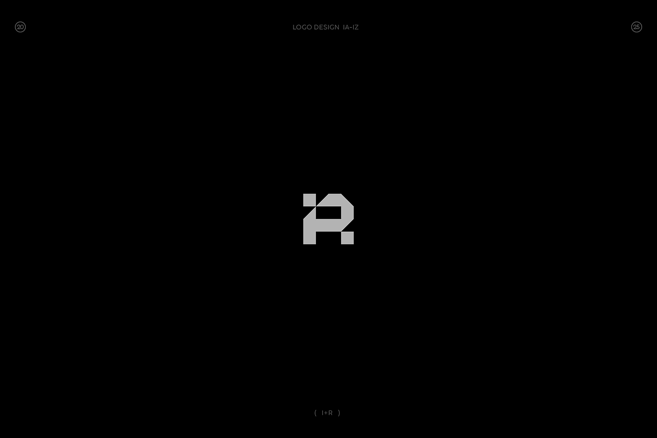 极简字母组合图形logo(I篇)