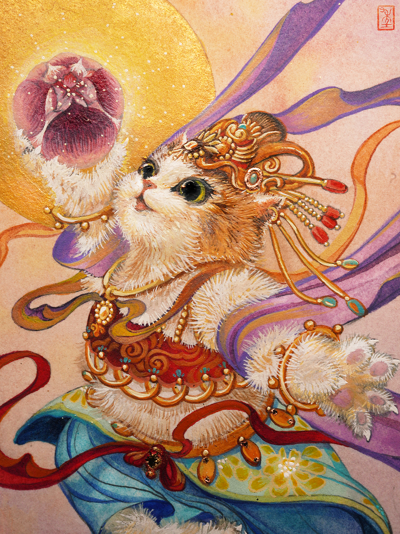 钟鲤蔓x仙猫狸将 第一季（图ZMzk1ODc0Nzky） - 艺术插画 - 站酷设计师钟鲤蔓原创素材 - 站酷ZCOOL
