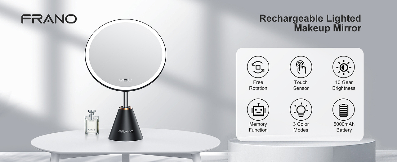 亚马逊化妆镜主图A+