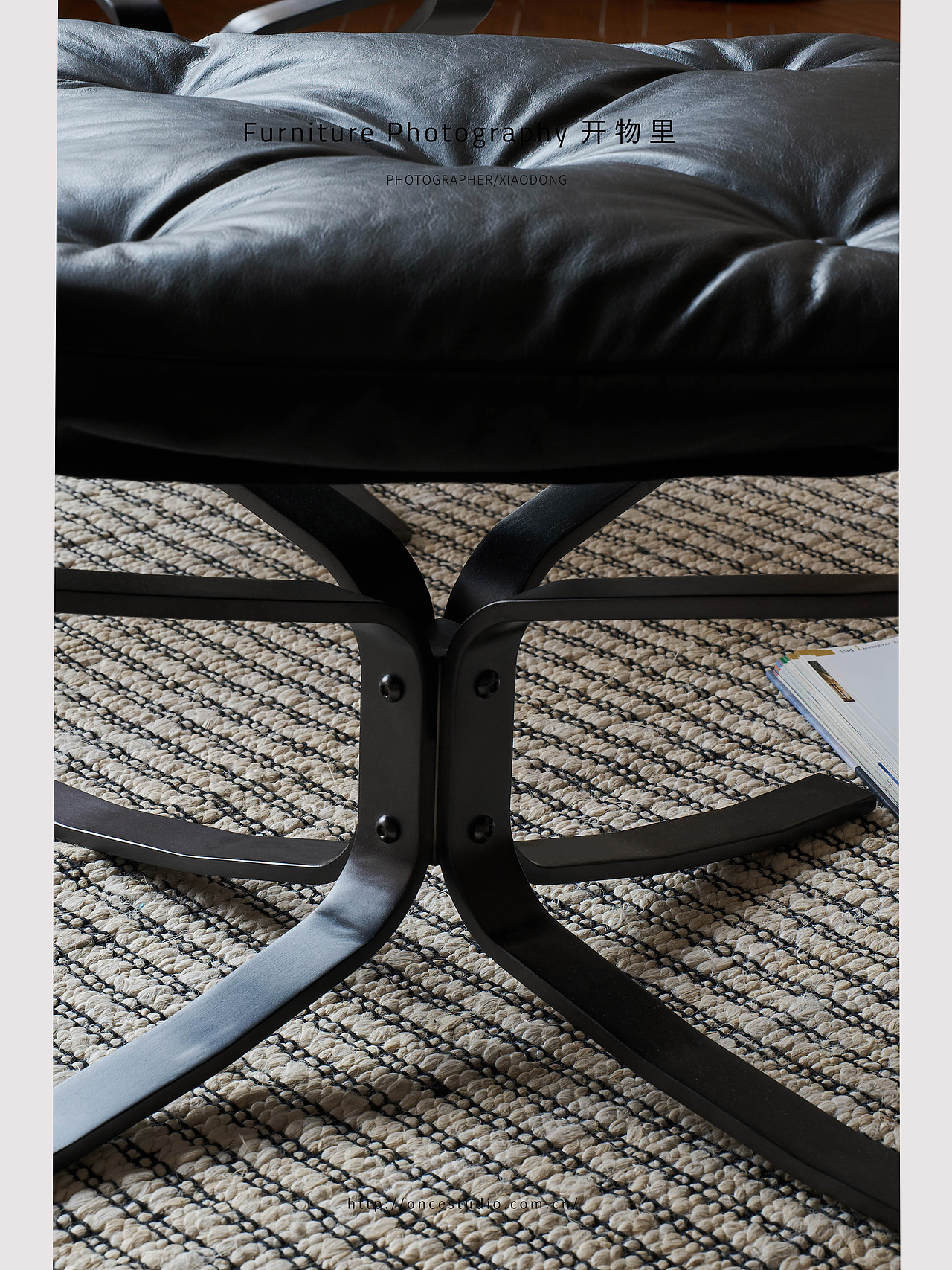 家具摄影 | 中古风欧姆休闲椅详情页