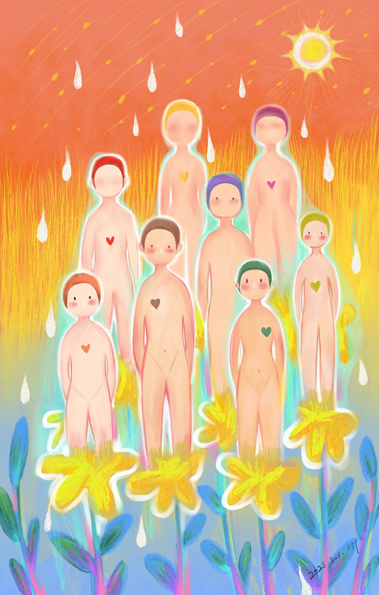 我们是芸芸众生,是泥土里长出来的花朵。好像每个都很特别,但是其实也都差不多。就像花儿随时会被风雨摧残,随时会被连根一把拔起。