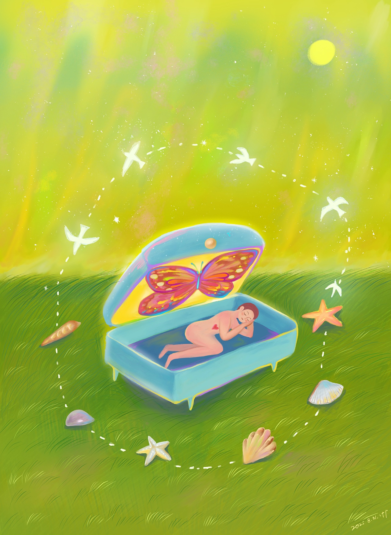 每个人的出生都是生命赐予的礼物。不管怎么样,都要爱自己。