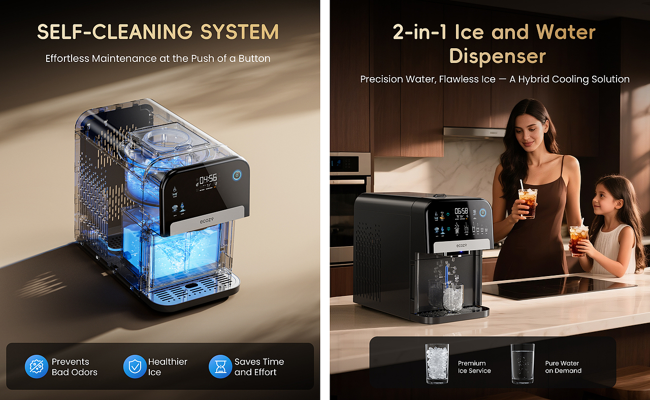 Ecozy | 制冰机套图（图ZMzk1ODk2NDY0） - 电商 - 站酷设计师耳边风风鸟原创素材 - 站酷ZCOOL