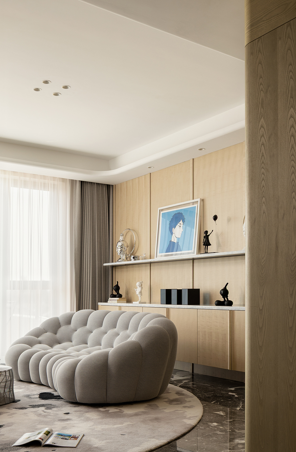 合生缦云现代风平层|私宅拍摄|住宅空间摄影|北京家居（图ZMzk1ODk2NjU2） - 家装设计 - 站酷设计师建筑空间摄影纪尧原创素材 - 站酷ZCOOL
