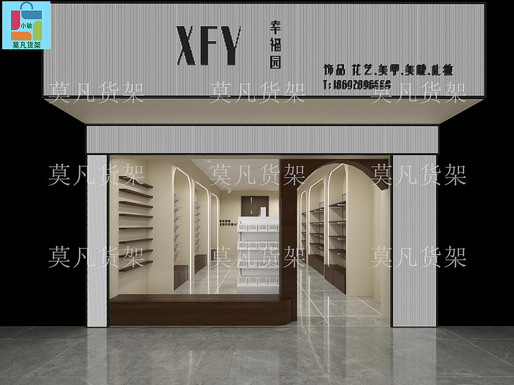 组装式文创潮玩店道具工艺简单-莫凡货架价格咨询