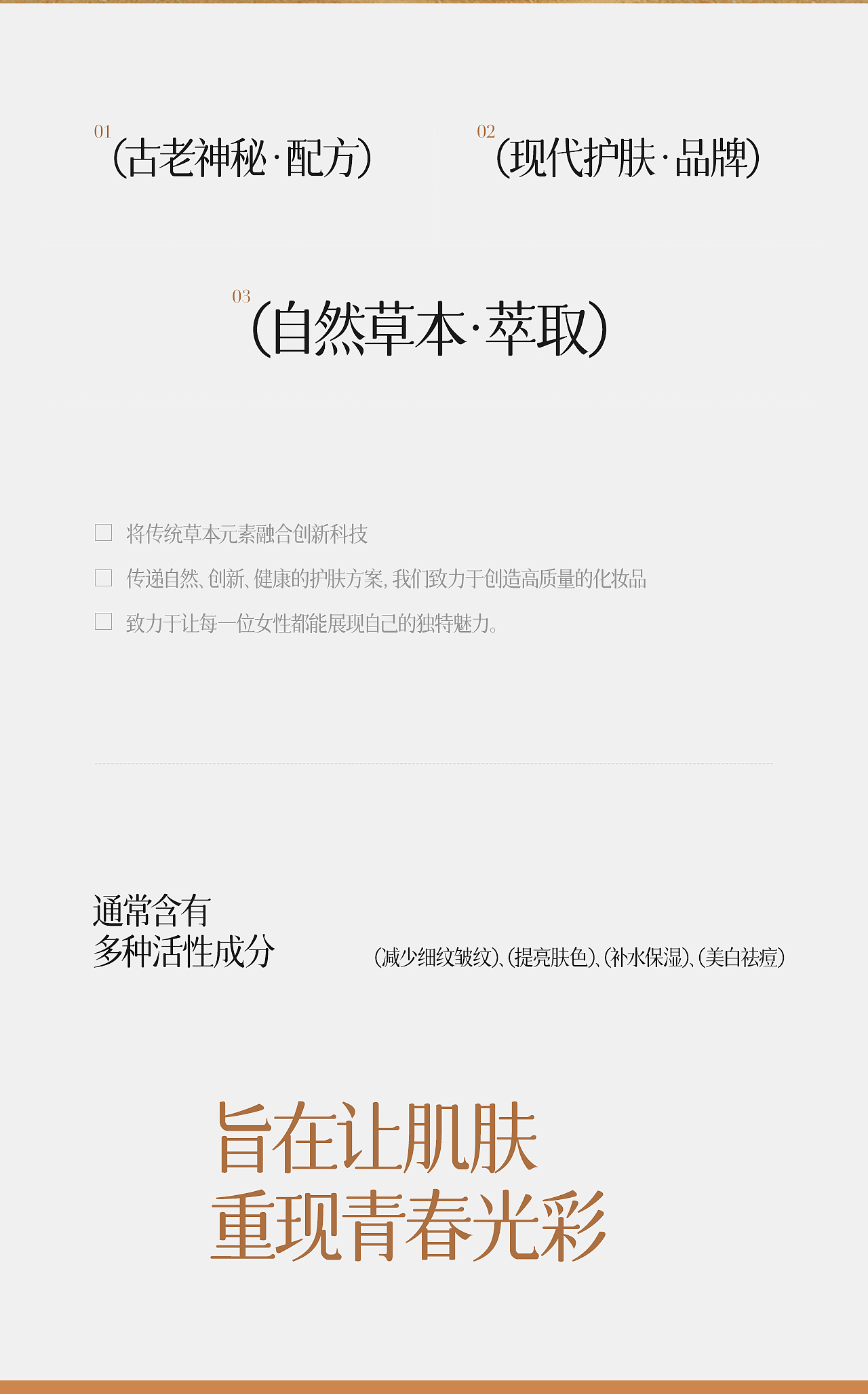 精华液商业全案练习