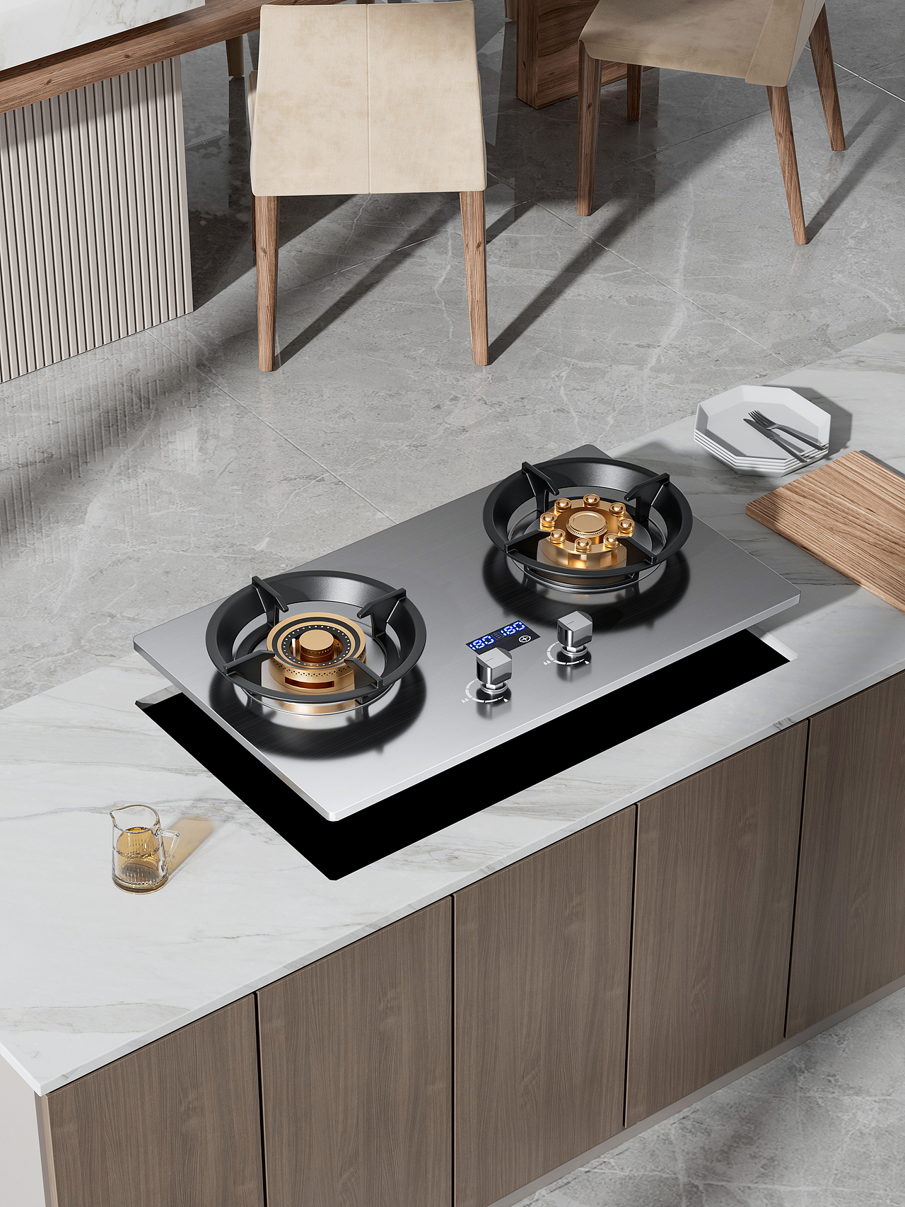 2024下~2025上 燃气灶场景渲染合集