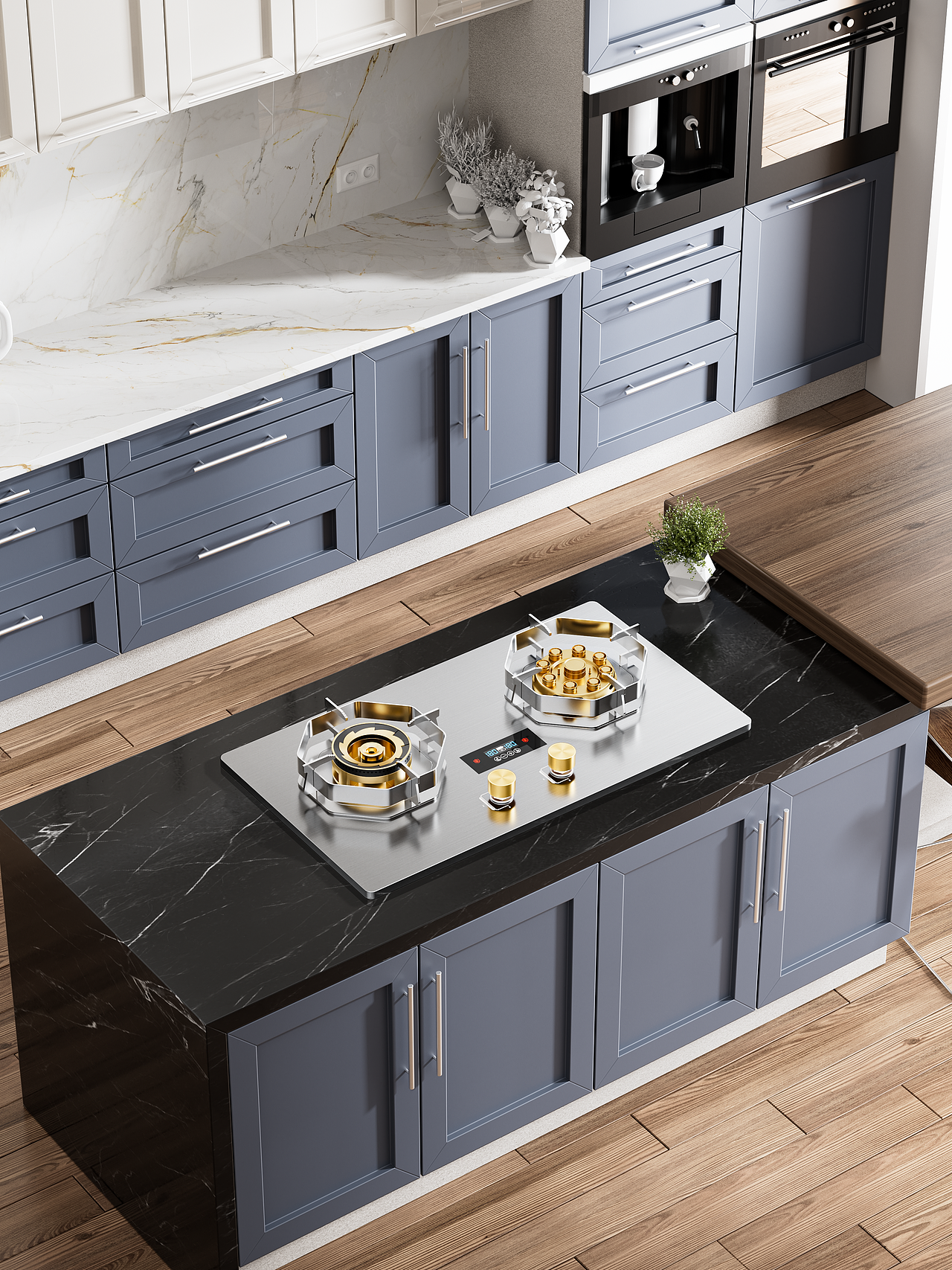 2024下~2025上 燃气灶场景渲染合集