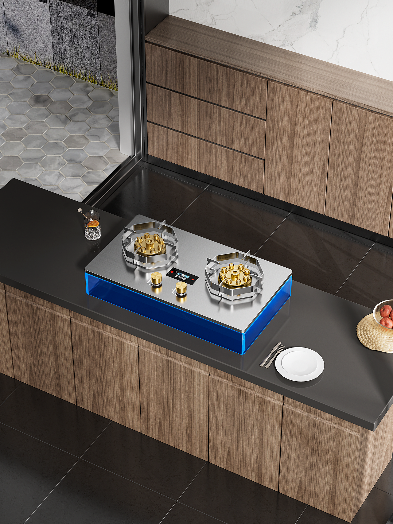 2024下~2025上 燃气灶场景渲染合集