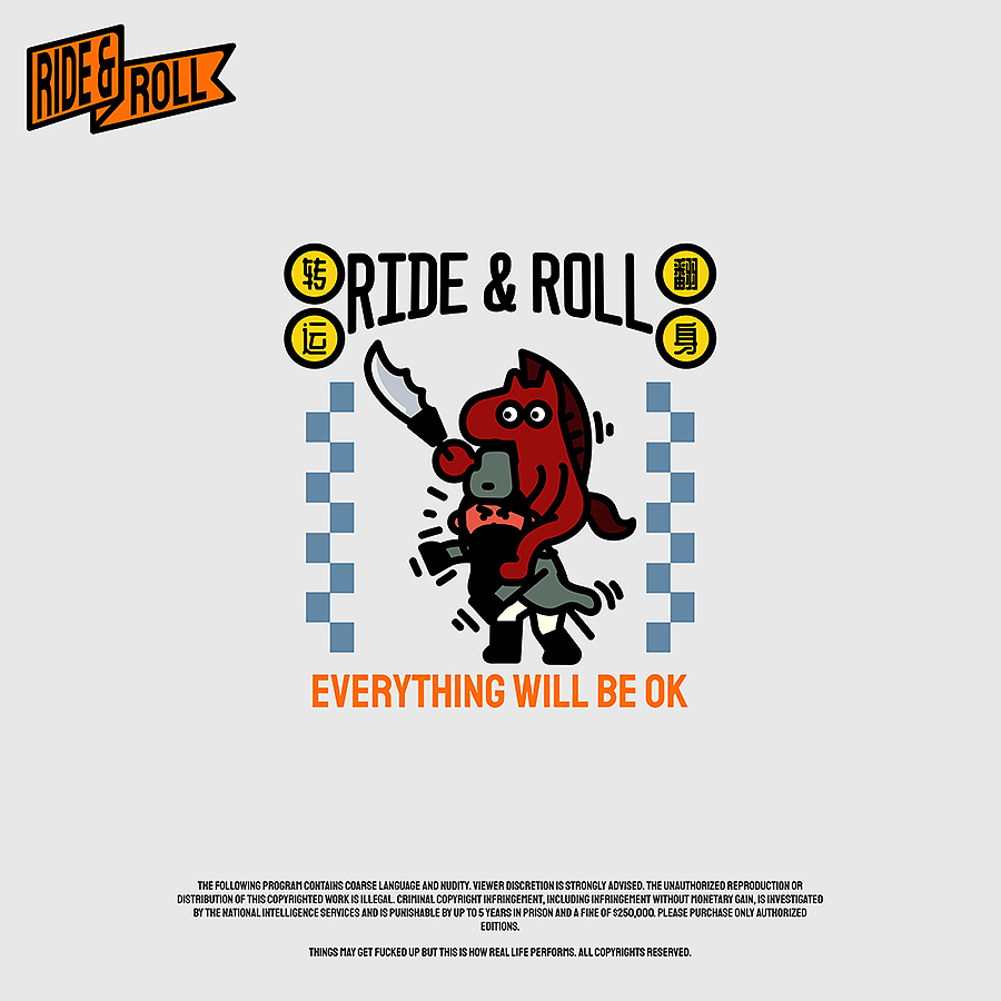 Ride N Roll : 牛马翻身仗 Oh yeah :P（图ZMzk1OTAyNTU2） - 商业插画 - 站酷设计师mucro原创素材 - 站酷ZCOOL
