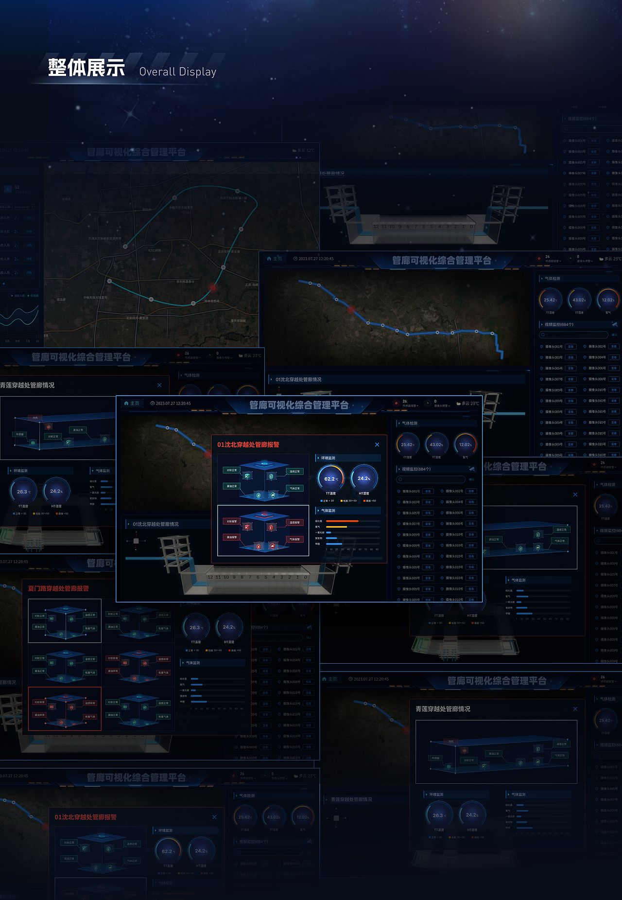 管廊数据可视化综合管理平台