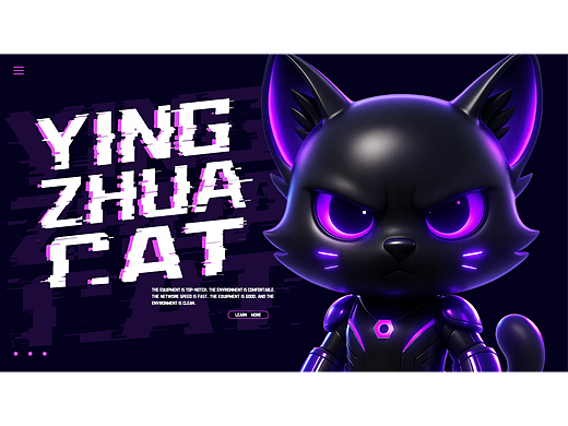 （可授权）YINGZHUA CAT 影爪猫丨电竞主题IP形象设计