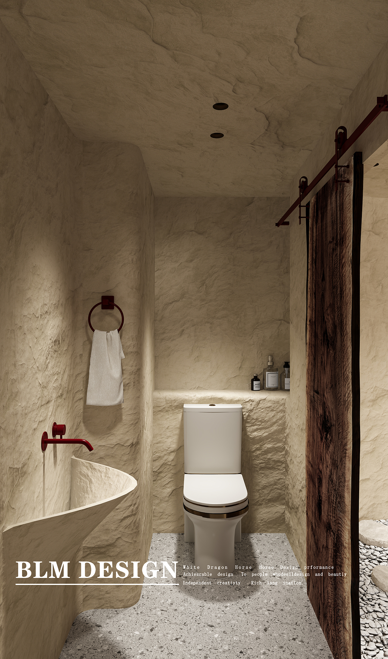 洞穴风-白龙马效果图（图ZMzk1OTIwNDAw） - 家装设计 - 站酷设计师小鱼吐泡泡泡泡泡原创素材 - 站酷ZCOOL