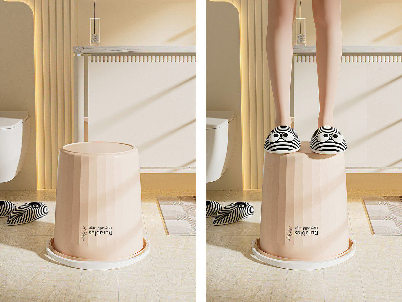 水桶脸盆套装产品渲染（图ZMzk1OTIxNTA4） - 产品 - 站酷设计师黄木成林C4D原创素材 - 站酷ZCOOL