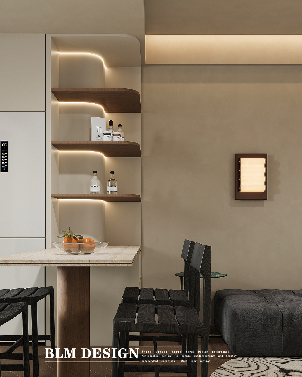 现代-白龙马效果图