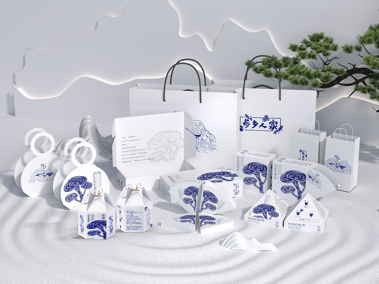 长白山灵芝包装设计