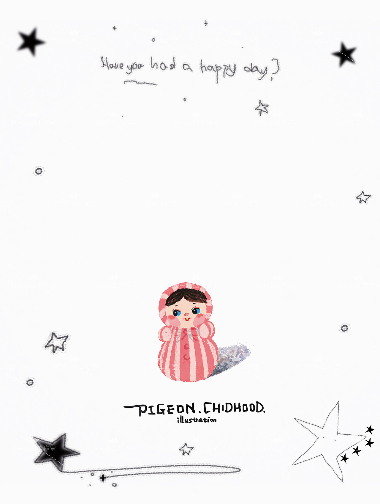 所有的大人曾经都是个小孩（图ZMzk1OTM1MDAw） - 商业插画 - 站酷设计师小鸽子飞起来原创素材 - 站酷ZCOOL