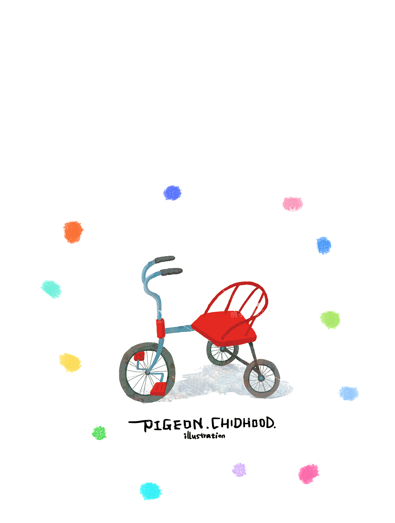 所有的大人曾经都是个小孩（图ZMzk1OTM0OTk2） - 商业插画 - 站酷设计师小鸽子飞起来原创素材 - 站酷ZCOOL