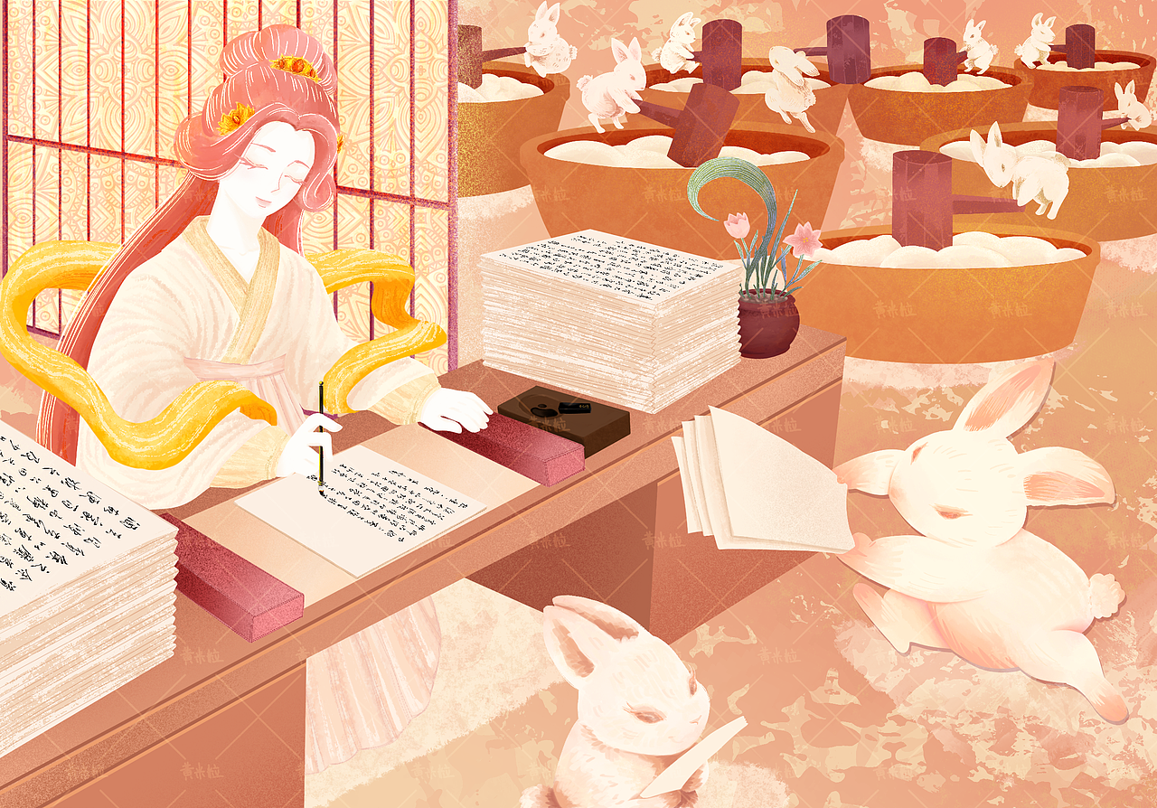 中秋时的月球上🌕