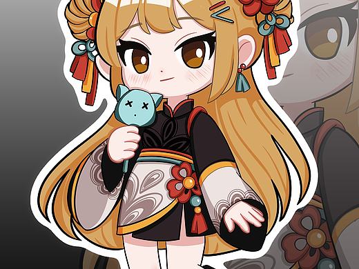 国风Q版人物