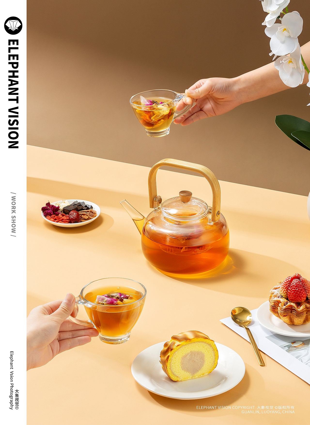 茶 红参茶 茶花 养生茶 饮品