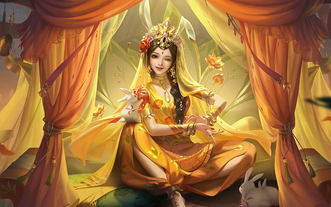 ZBrush/3dmax【王者荣耀】玉兔公主公孙离模型制作教程