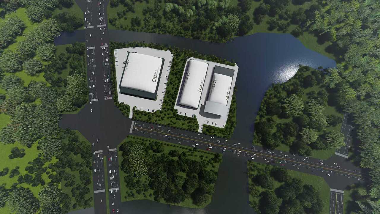 厂区鸟瞰效果图