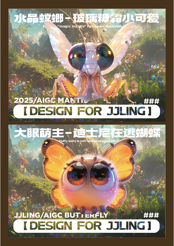 AIGC |八款大眼昆虫前来报到