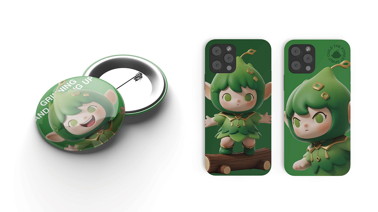 森林灵童IP形象设计