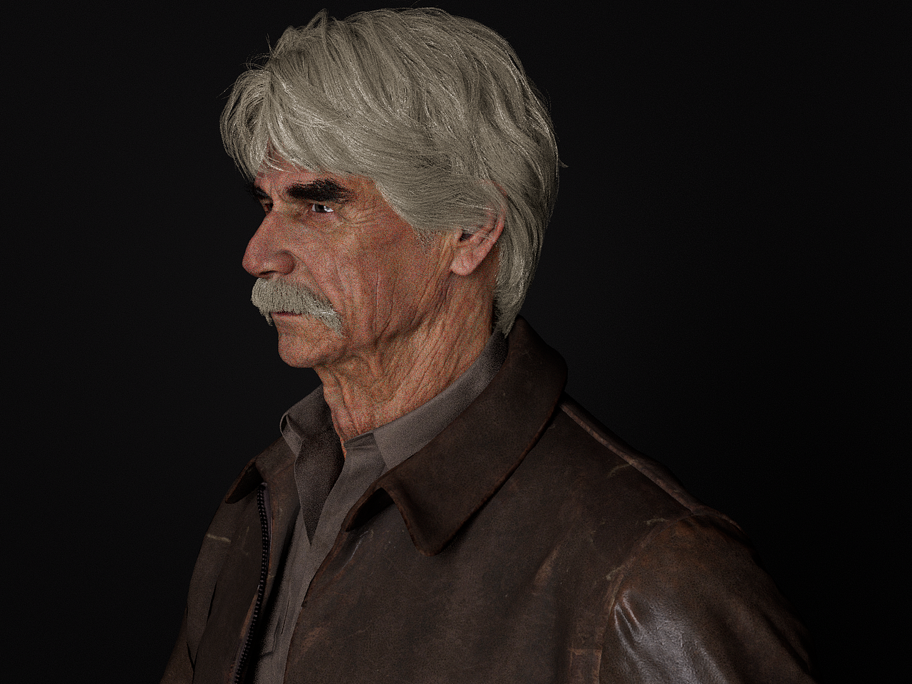 Sam Elliott 山姆·艾里奥特/二代恶灵骑士建模