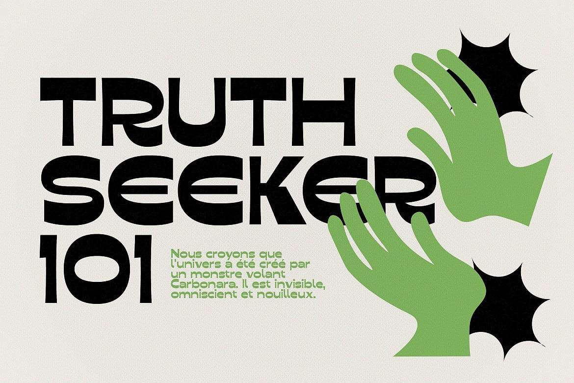 潮流复古时尚潮牌广告海报封面服装标题无衬线英文字体